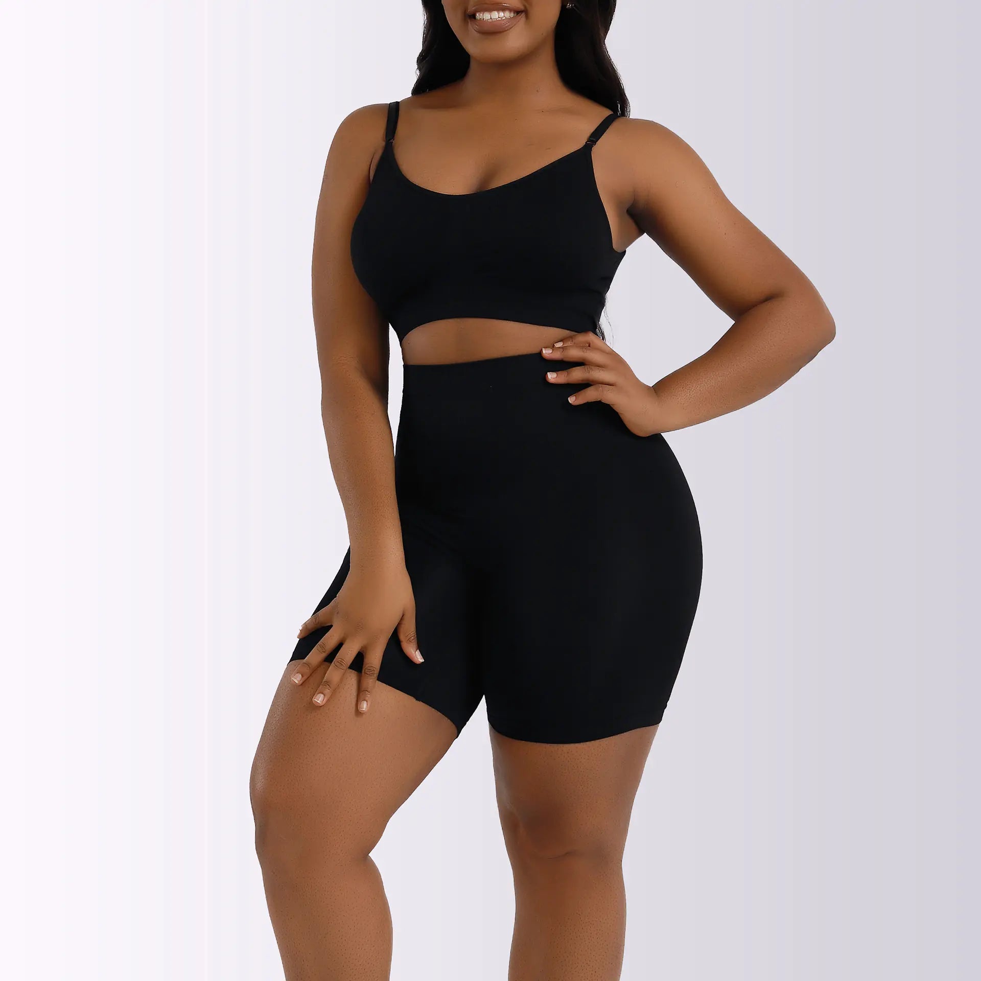 Shapewear Bodysuit High-Waist Tummy Control Shorts