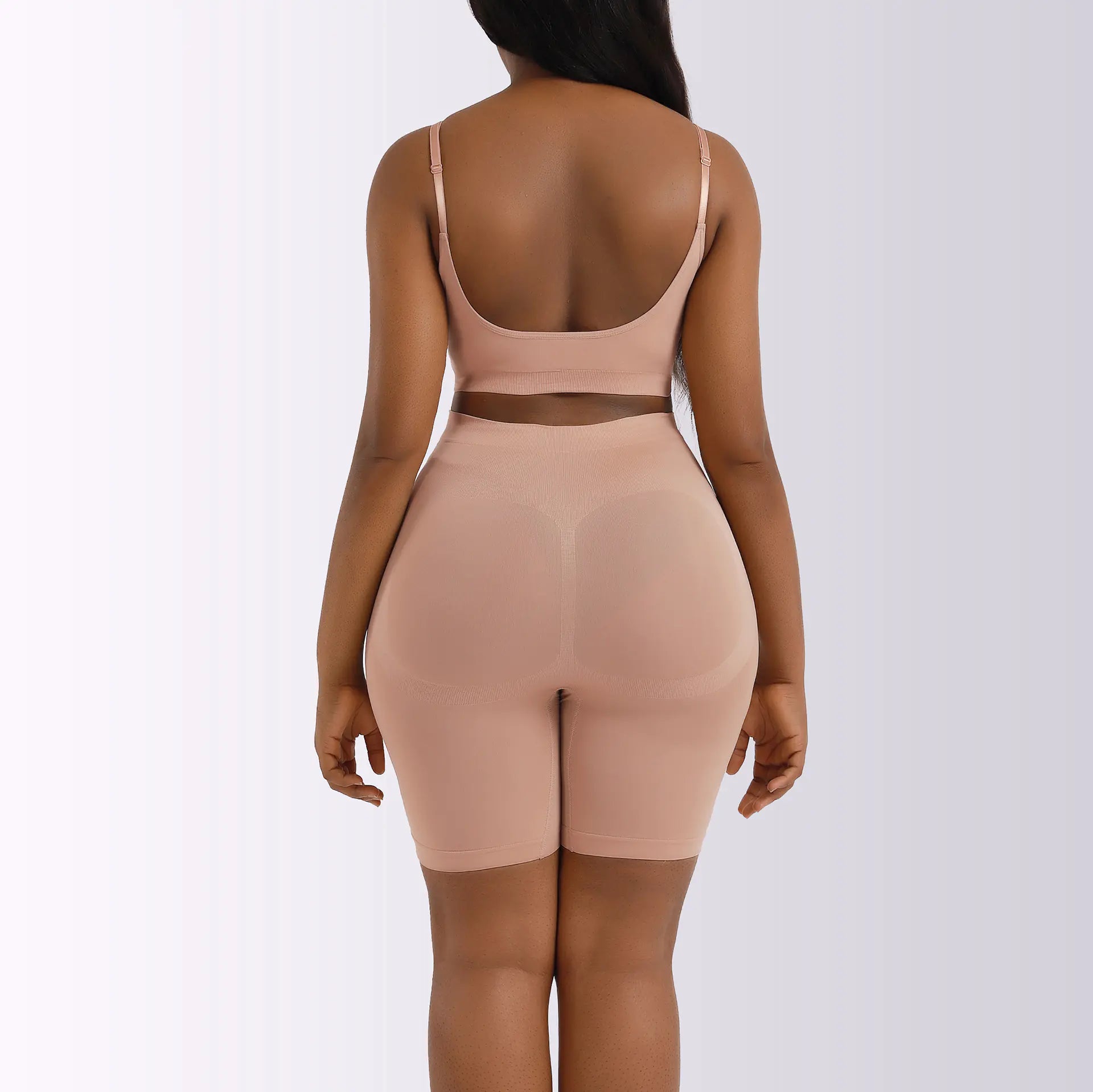 Shapewear Bodysuit High-Waist Tummy Control Shorts